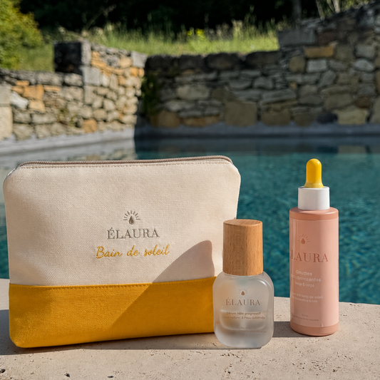 Trousse beauté Bain de Soleil - Faite Main
