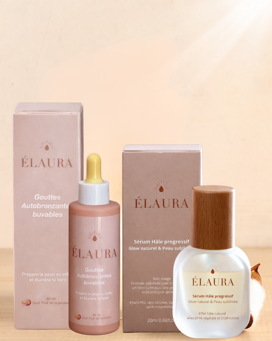 Duo Bain de Soleil - rituel solaire et glow pour la peau