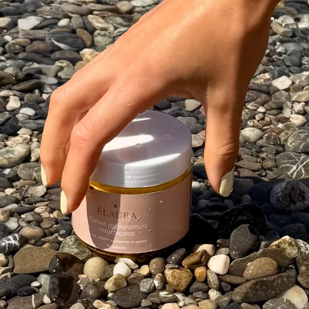 Cotons Bain de soleil-Peau lissée, éclat révélée