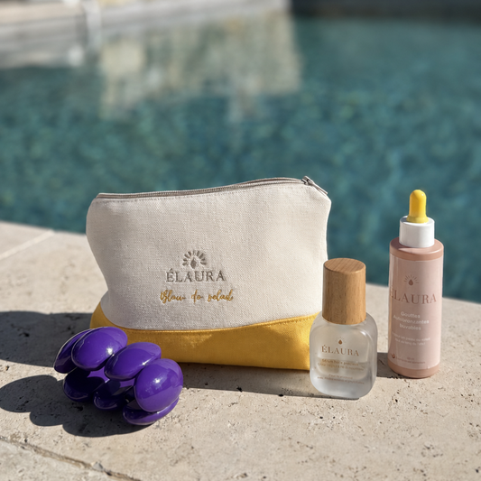 Trousse beauté Bain de Soleil - Faite Main