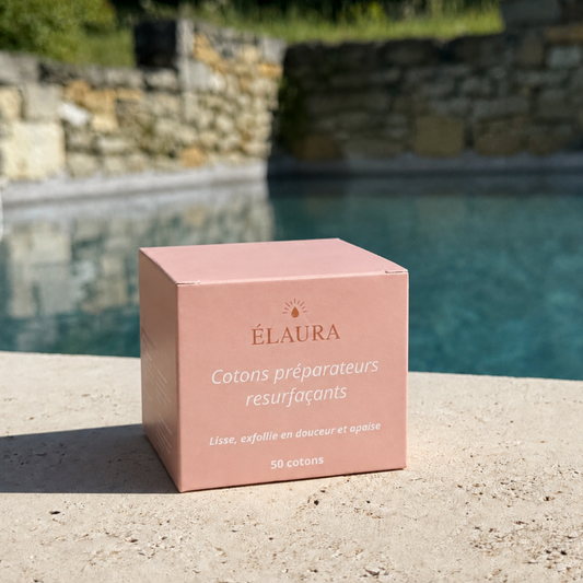 Cotons Bain de soleil-Peau lissée, éclat révélée