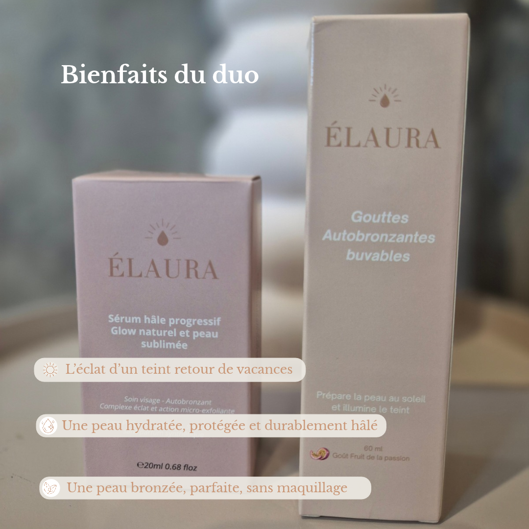 Duo Bain de Soleil - rituel solaire et glow pour la peau