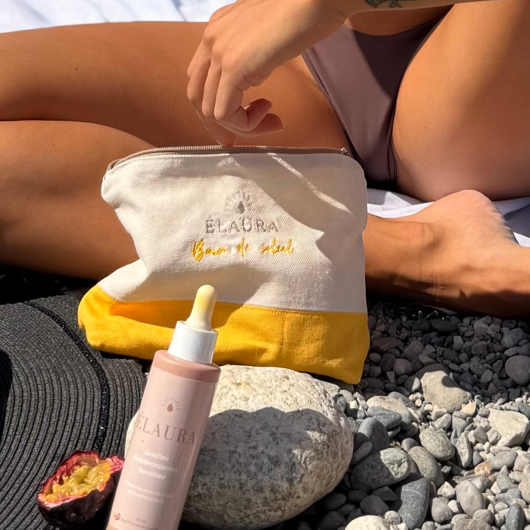 Trousse beauté Bain de Soleil - Faite Main