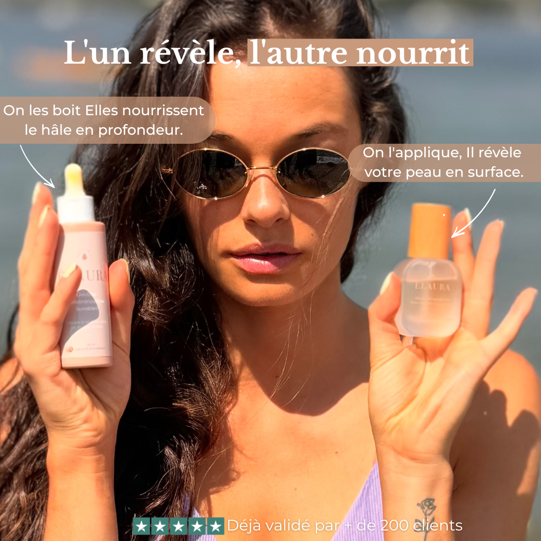 Duo Bain de Soleil - rituel solaire et glow pour la peau