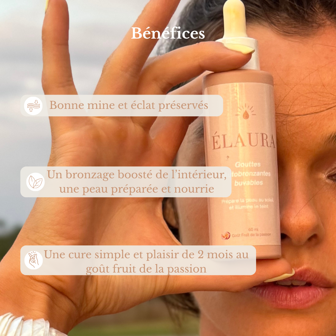 Gouttes à boire Bain de Soleil - complément glow intérieur